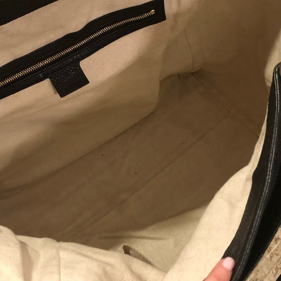 Gucci Soho Large Black Pebbled LeatherShoulder Bag - Picture 6 of 9